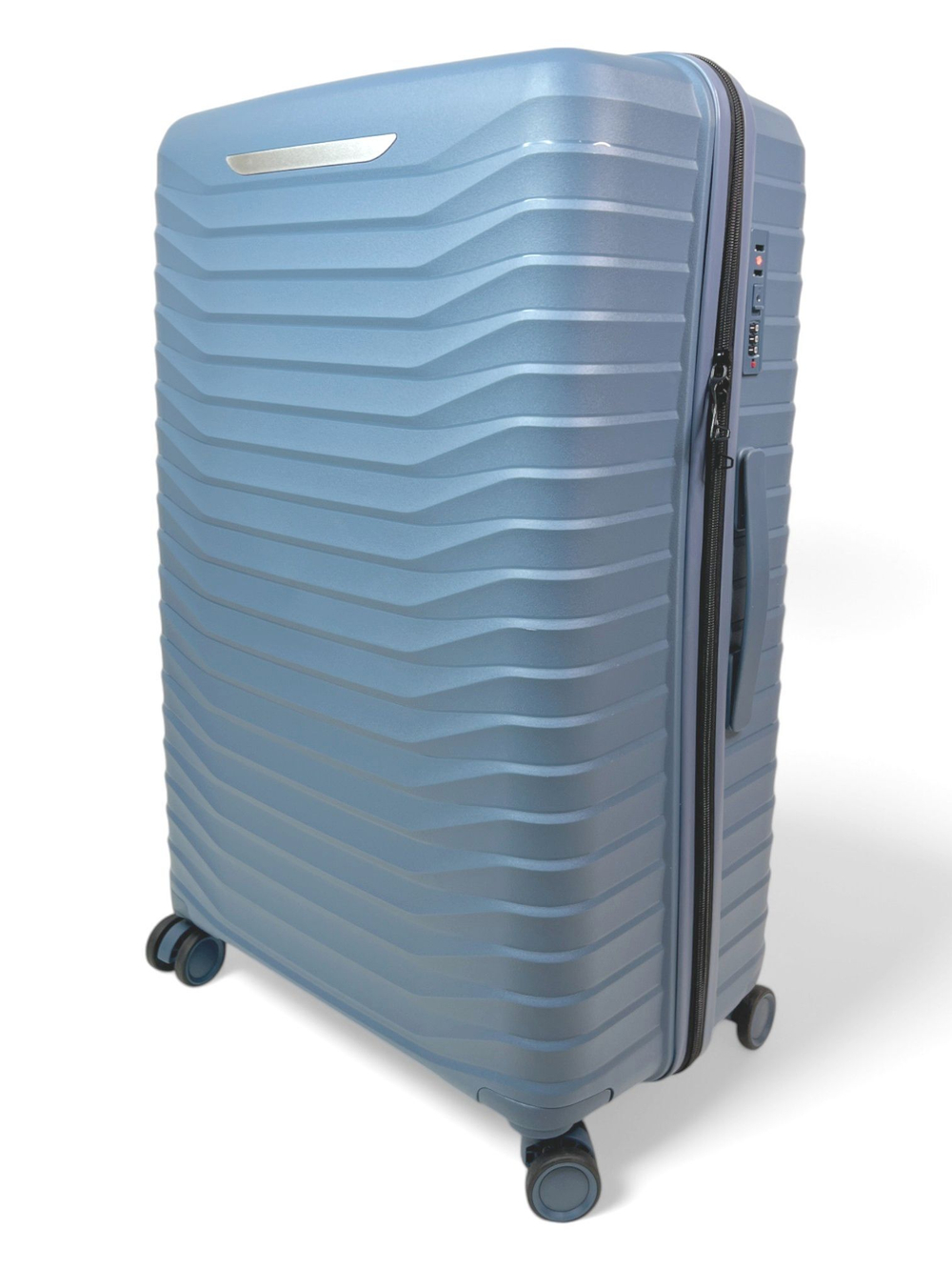 Большой чемодан Bon-Voyage PP Three, Синий, L