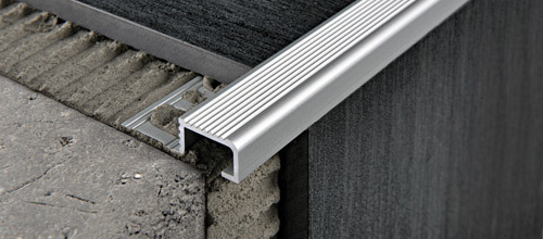 Профили для ступеней Progress Profiles PROBRASTEP алюминий анодированный PBPAA 125