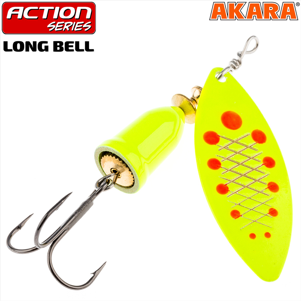 Блесна вращающаяся Akara Action Series Long Bell 2 9,5 гр. 1/3 oz. A 9