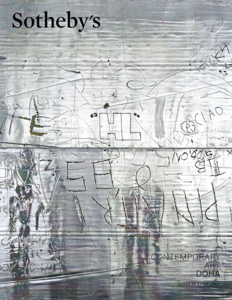 Каталог аукциона Sotheby's, Доха, Современное искусство от 21 апреля 2015 года