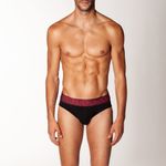 Мужские трусы брифы черные CASANOVA 0003A