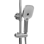 Душевая стойка Grossman Mercury 500.K35.10.100 с верхним душем,ручной лейкой и смесителем,хром глянцевый,1 место