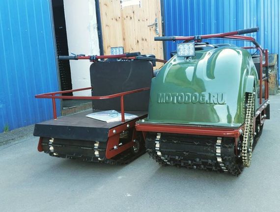 Мотобуксировщик MOTODOG 500 (9 л.с. передний привод)