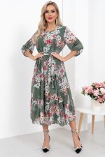 Платье Хелен (зеленый) Р11-1075/20 Nikol (Акция)