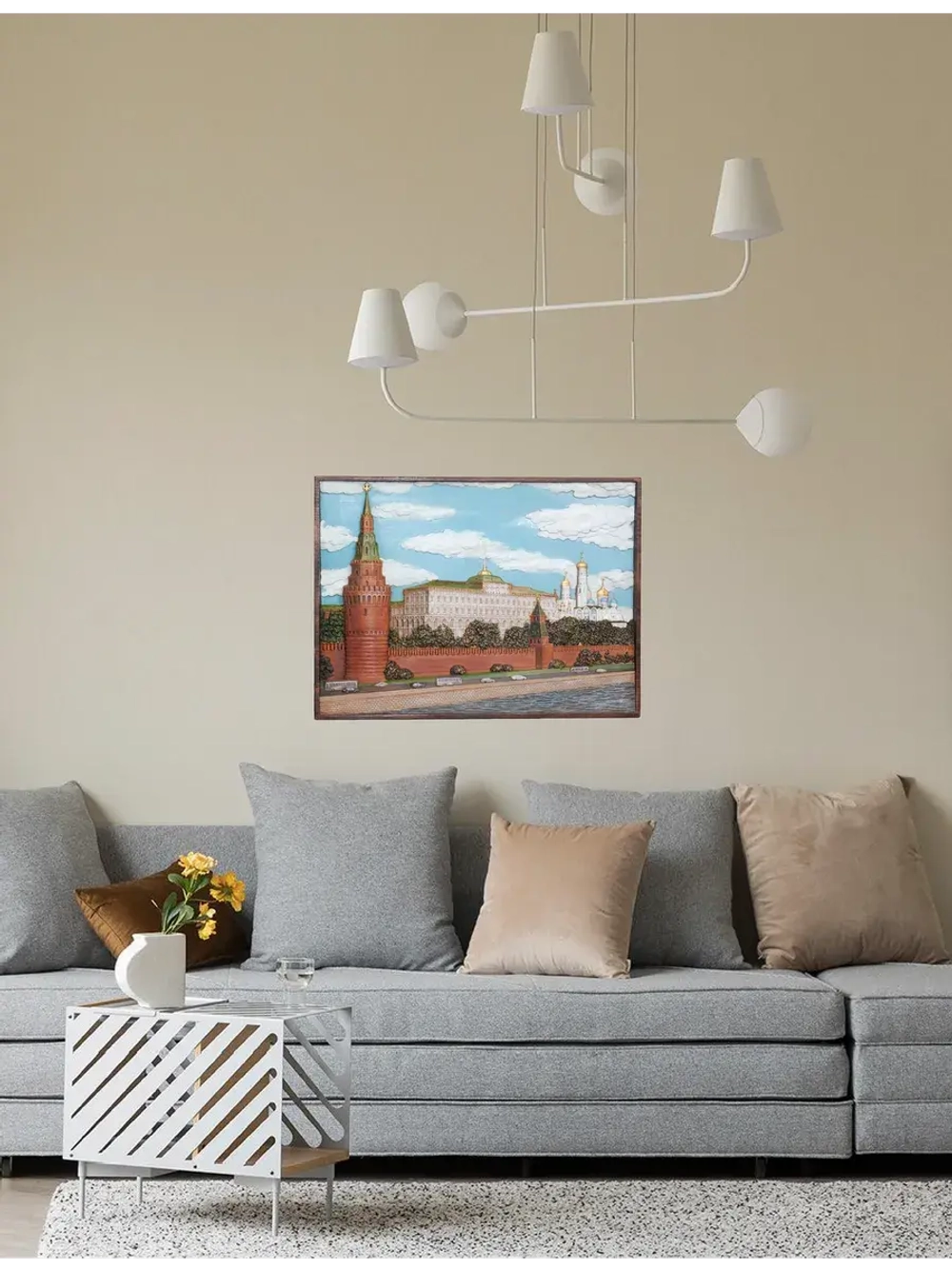 Картина деревянная "Москва"