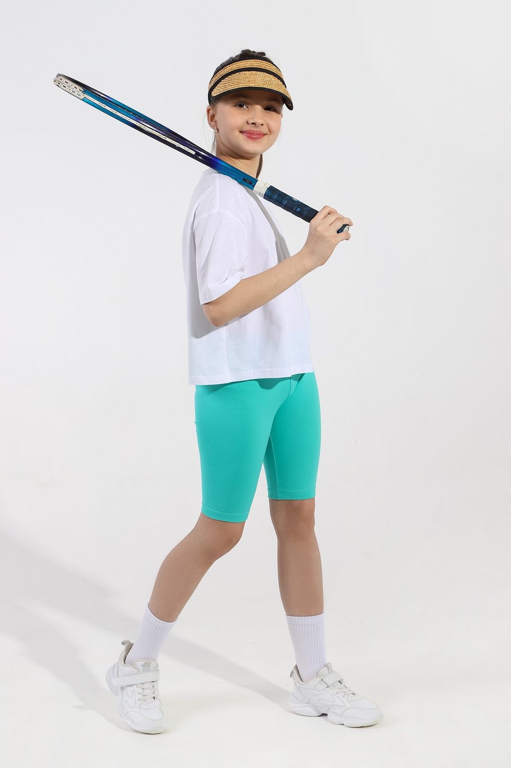 Бриджи для девочки №5 Виотекс МЕНТОЛОВЫЙ