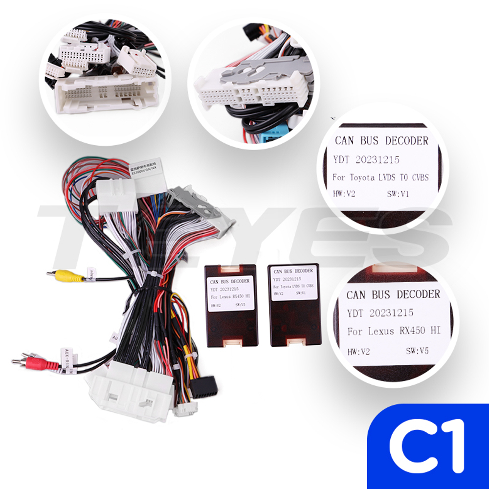 Магнитола для Lexus RX270, RX350 AL10 2012-2015 (ШГУ цветной, поддержка штатного меню, рамка тип 1) - Teyes CC4L монитор 9" IPS на Android 14, Snapdragon 662, CarPlay, 4G SIM-слот