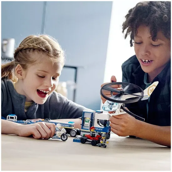 LEGO Конструктор LEGO City Police 60244 Полицейский вертолётный транспорт, 317 дет.