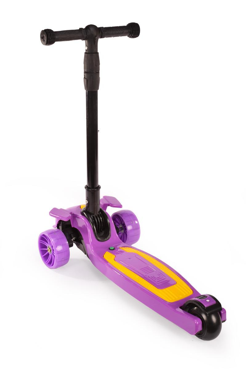 Самокат 3-х колесный, свет, звук, 03Д (фиолетовый)