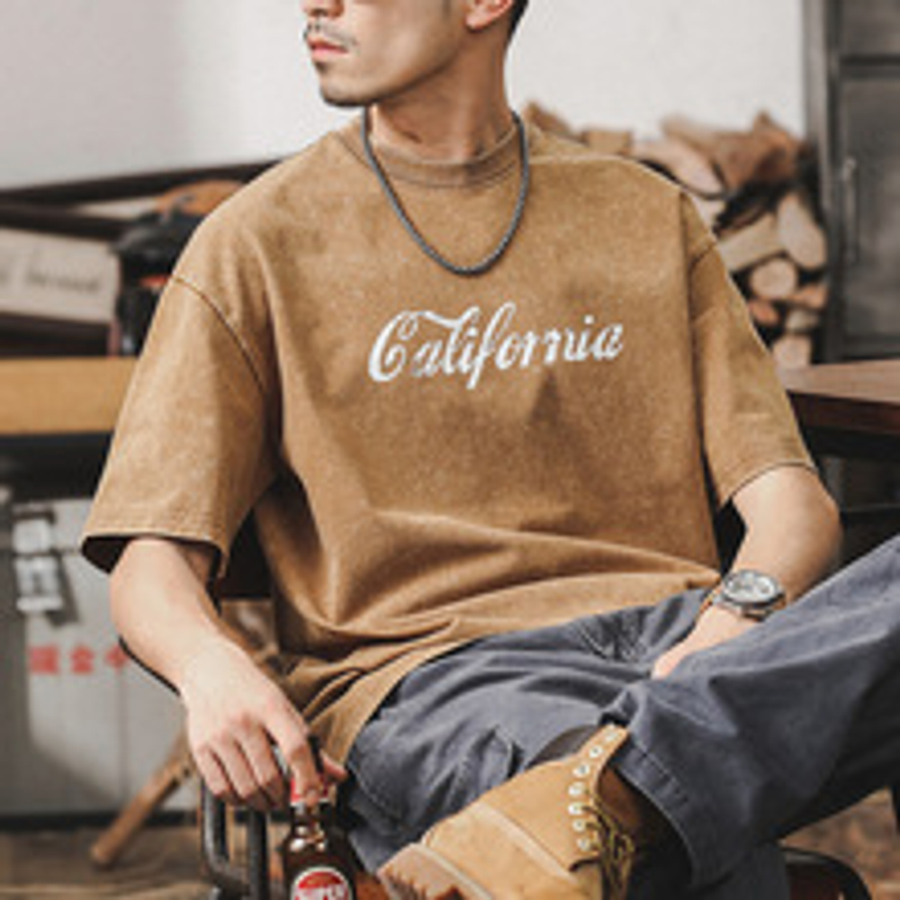 Футболка Kalifornia с короткими рукавами для мужчин от бренда Jerryeno