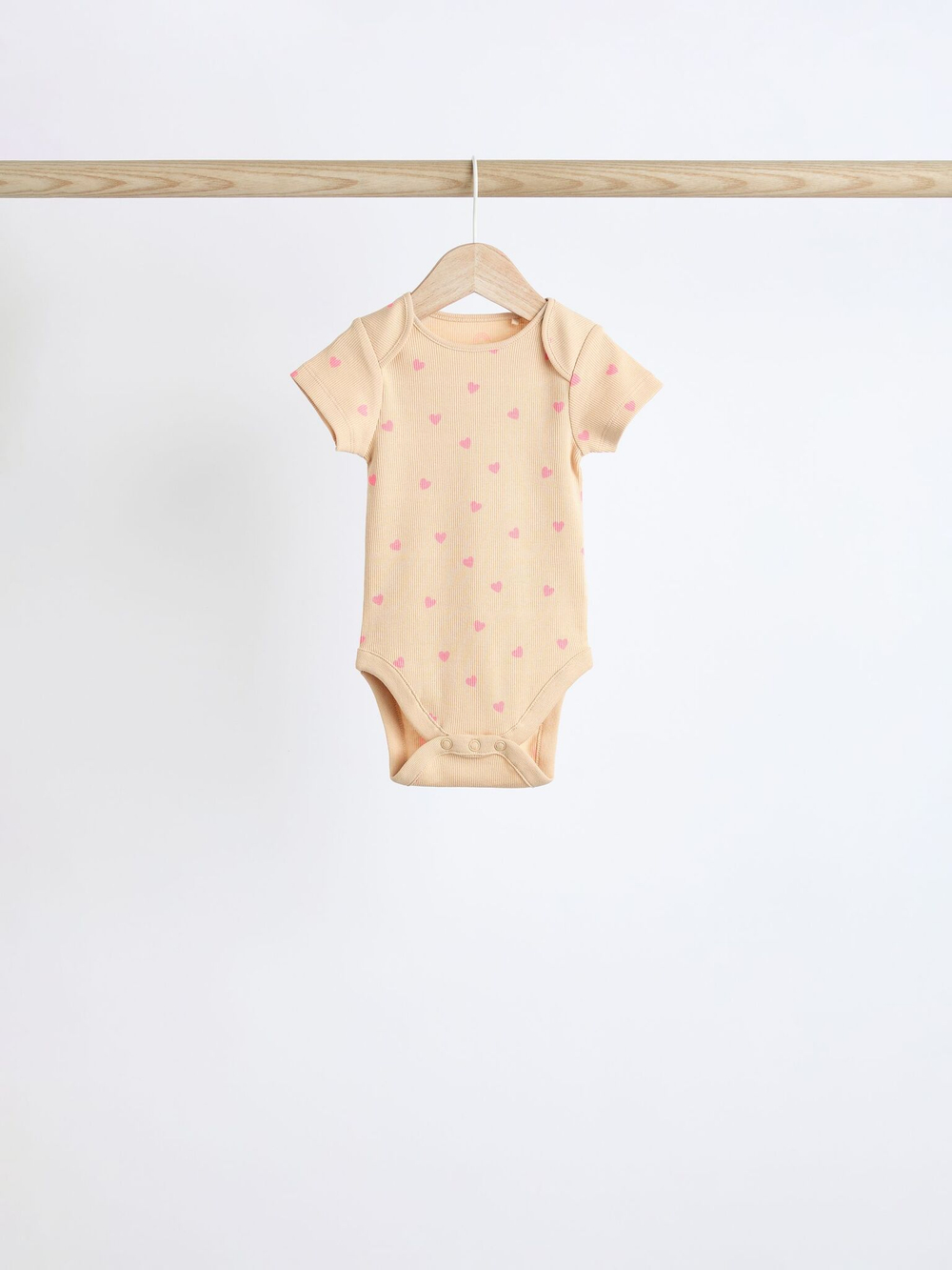 Боди с коротким рукавом для малышей Next Q53-863, 5 шт., Бежевый, Розовый