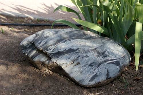 Природный настоящий камень Булыжный речной бонус с прожилками