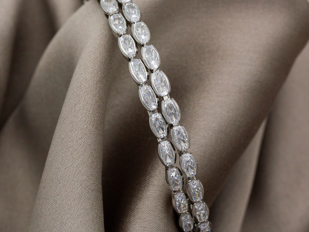 Серьги-Кольца "Капельки" 46мм