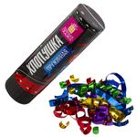 Хлопушка пружинная ЗОЛОТАЯ СКАЗКА 15,5 см, фольга, серпантин/конфетти, ассорти, 591470