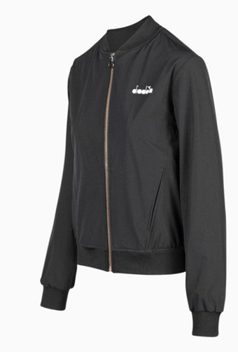 Женская Кофта теннисная Diadora L. FZ Jacket Challenge - черный