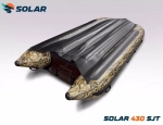 Лодка надувная моторная solar-430 super jet tunnel