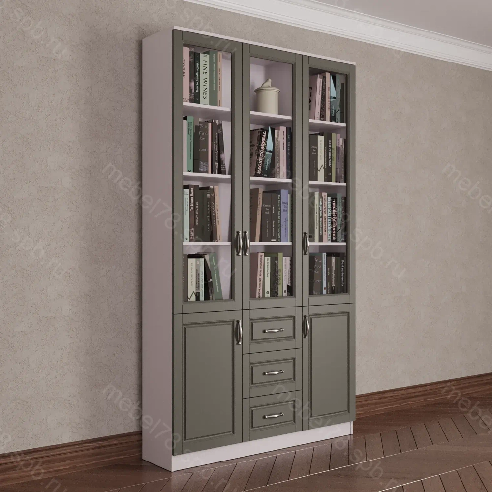 Шкаф книжный 3/6