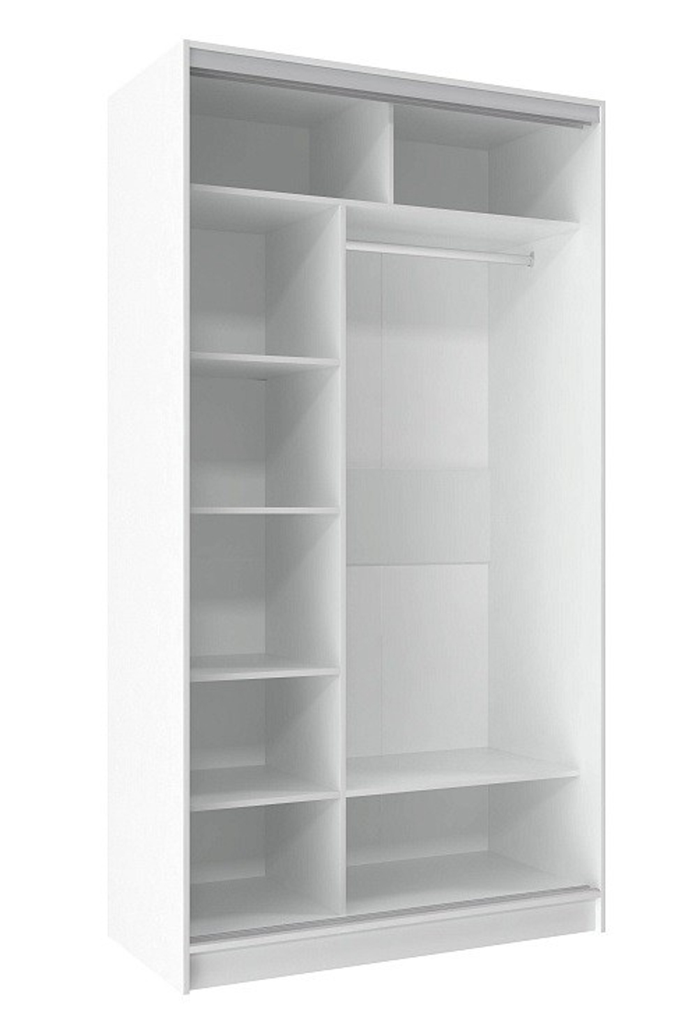 Шкаф-купе двухдверный 1200 Домашний Белый