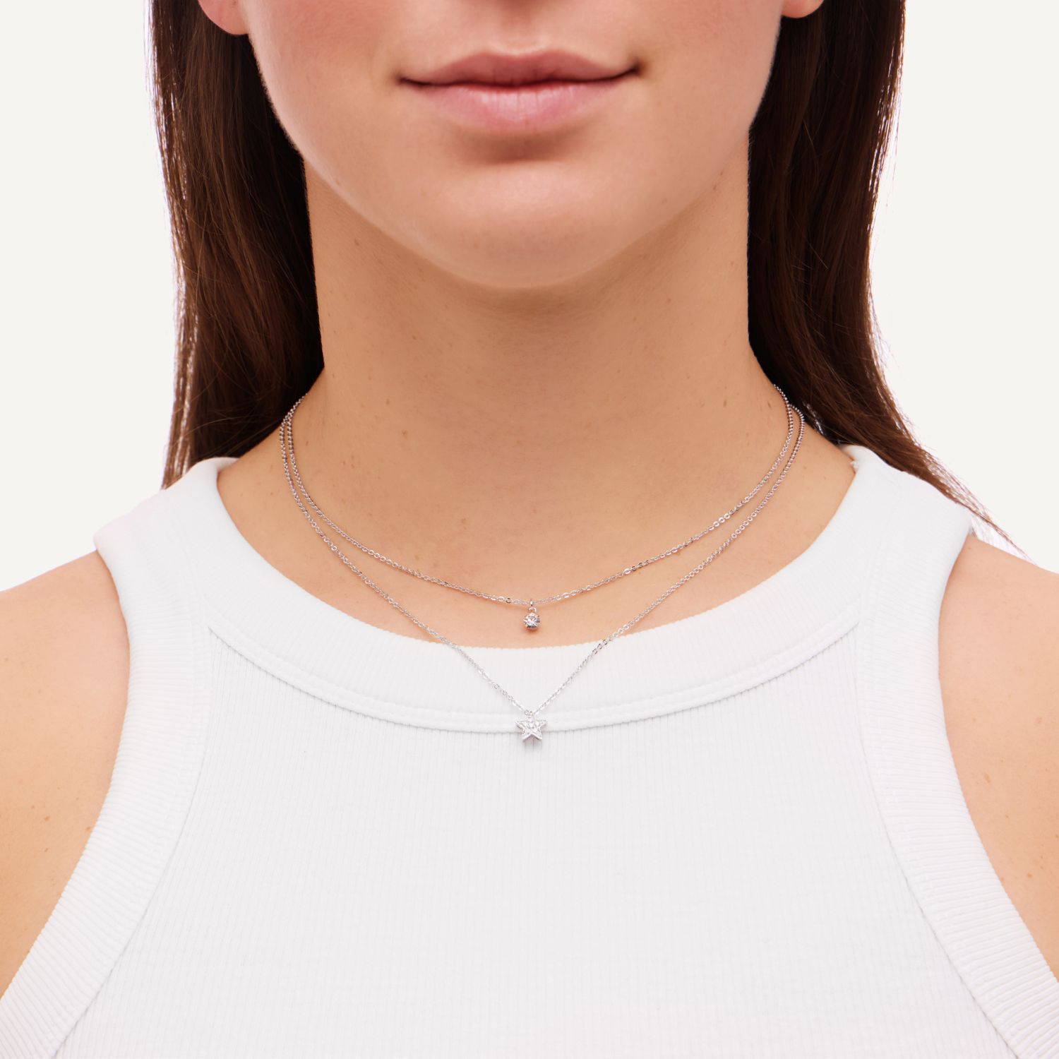 Колье Drop and Star Necklace