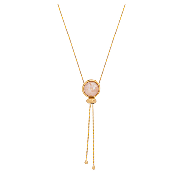 Колье Possebon Quartz Rose B1653.9 R/G