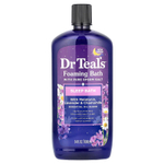 Dr. Teal's, пенка для ванн с чистой английской солью, мелатонином, лавандой и ромашкой, 1000 мл (34 жидк. унции)