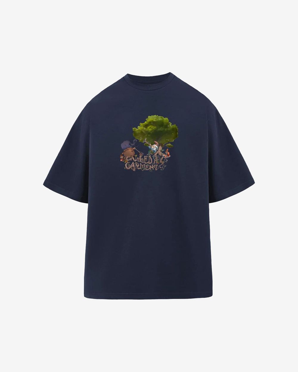 Футболка Called a Garment Roots Liquor обсидиан