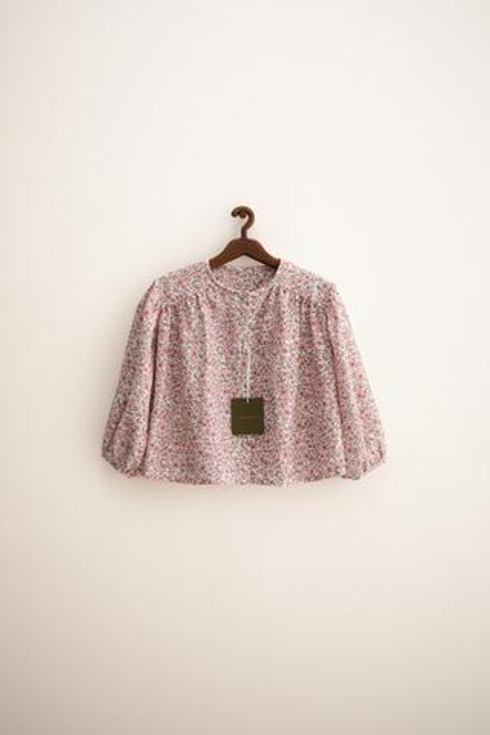 ZARA TIMELESS - РУБАШКА С ЦВЕТОЧНЫМ ПРИНТОМ, РОЗОВЫЙ