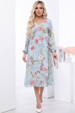 Платье "Волшебная история" (мята) НЬЮ П6798 LT Collection (Акция)