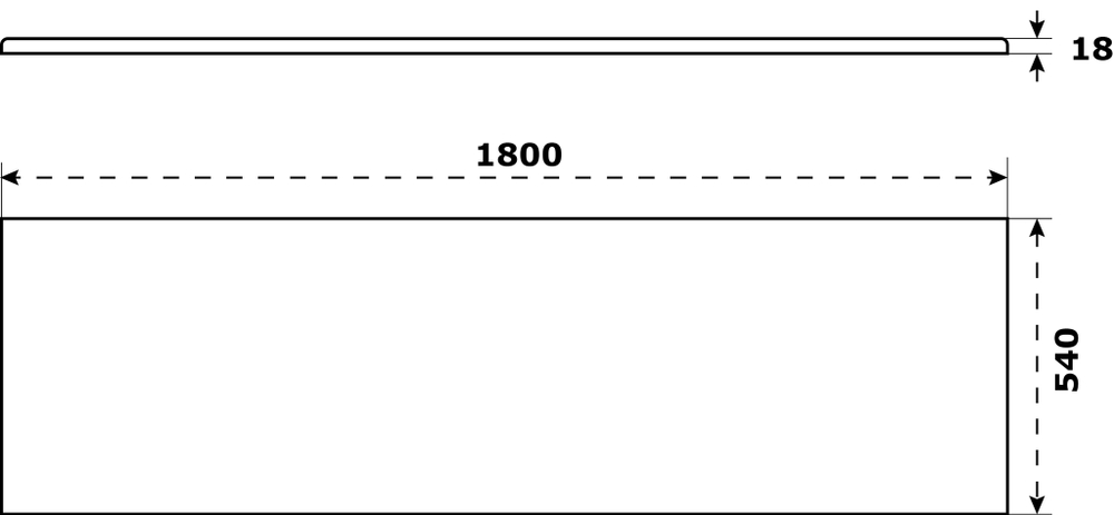 Акриловая ванна 180х80 см Azario Верда ВРВ0001 белая