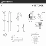 Душевая система WhiteCross Y YSET05GL золото