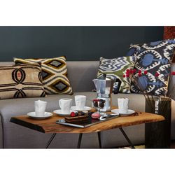 Кофейная пара Buffled, 80 мл, белая