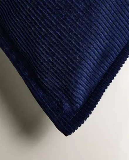 ZARA HOME НАВОЛОЧКА ДЛЯ ДЕКОРАТИВНОЙ ПОДУШКИ ИЗ ВЕЛЬВЕТА, СИНИЙ