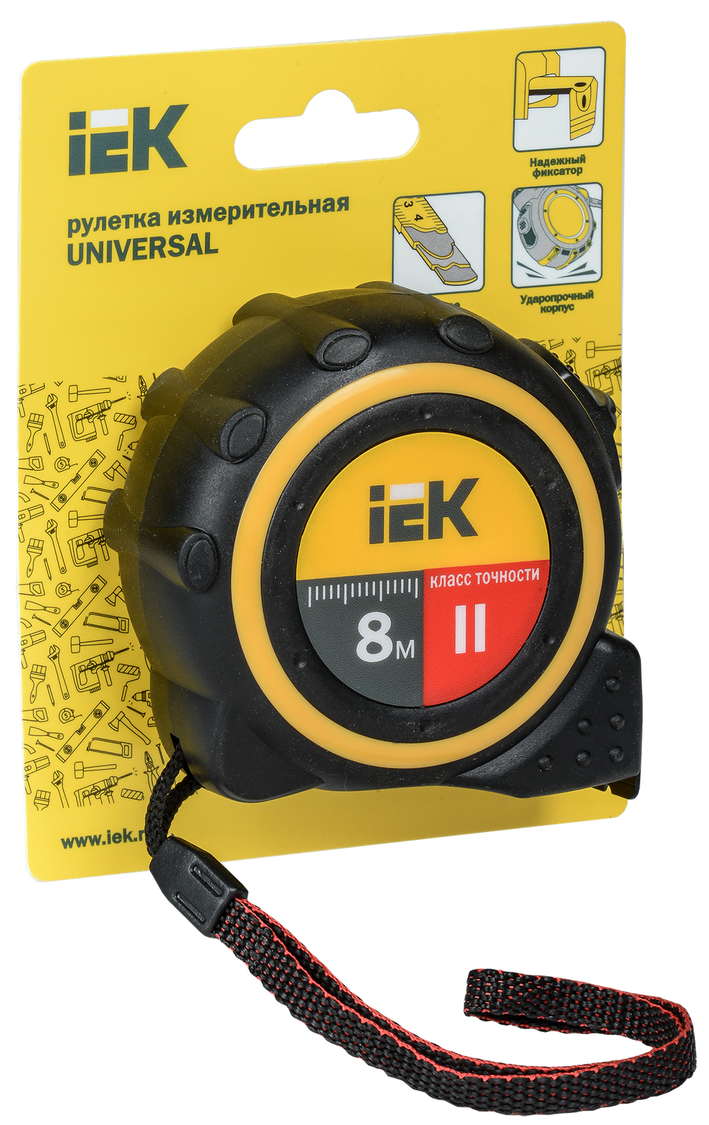 Рулетка измерительная UNIVERSAL 8м IEK