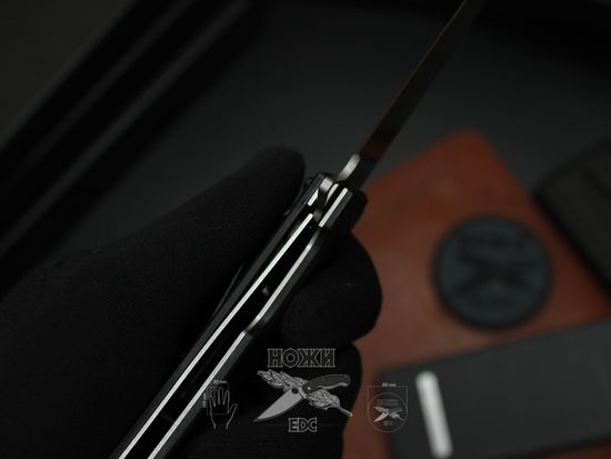 Складной нож Городской универсальный НОКС "Капитан", сталь Д2 333-100407 c клинком из стали D2, рукоять Stainless Steel