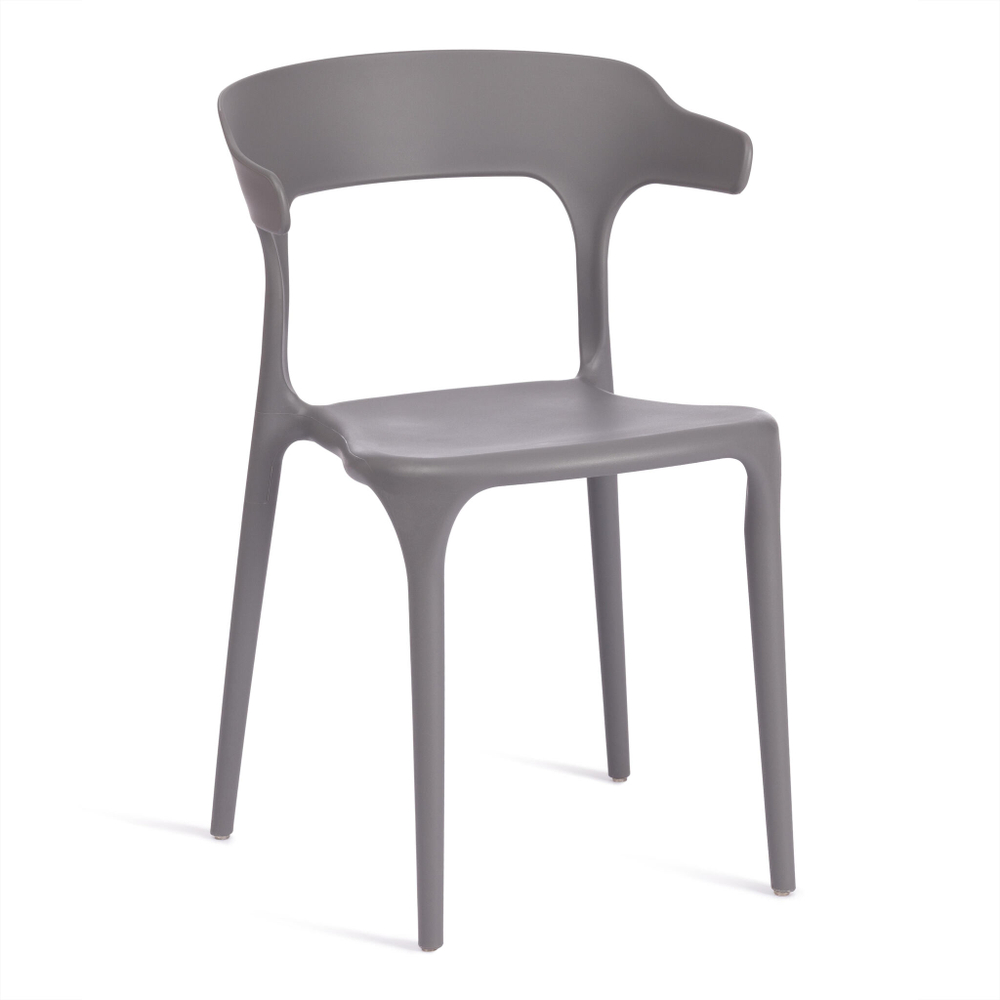 Стул TON (mod. PC36) пластик, 49,5 х 50 х 75,5 см , Dark-grey (тёмно-cерый) 15537