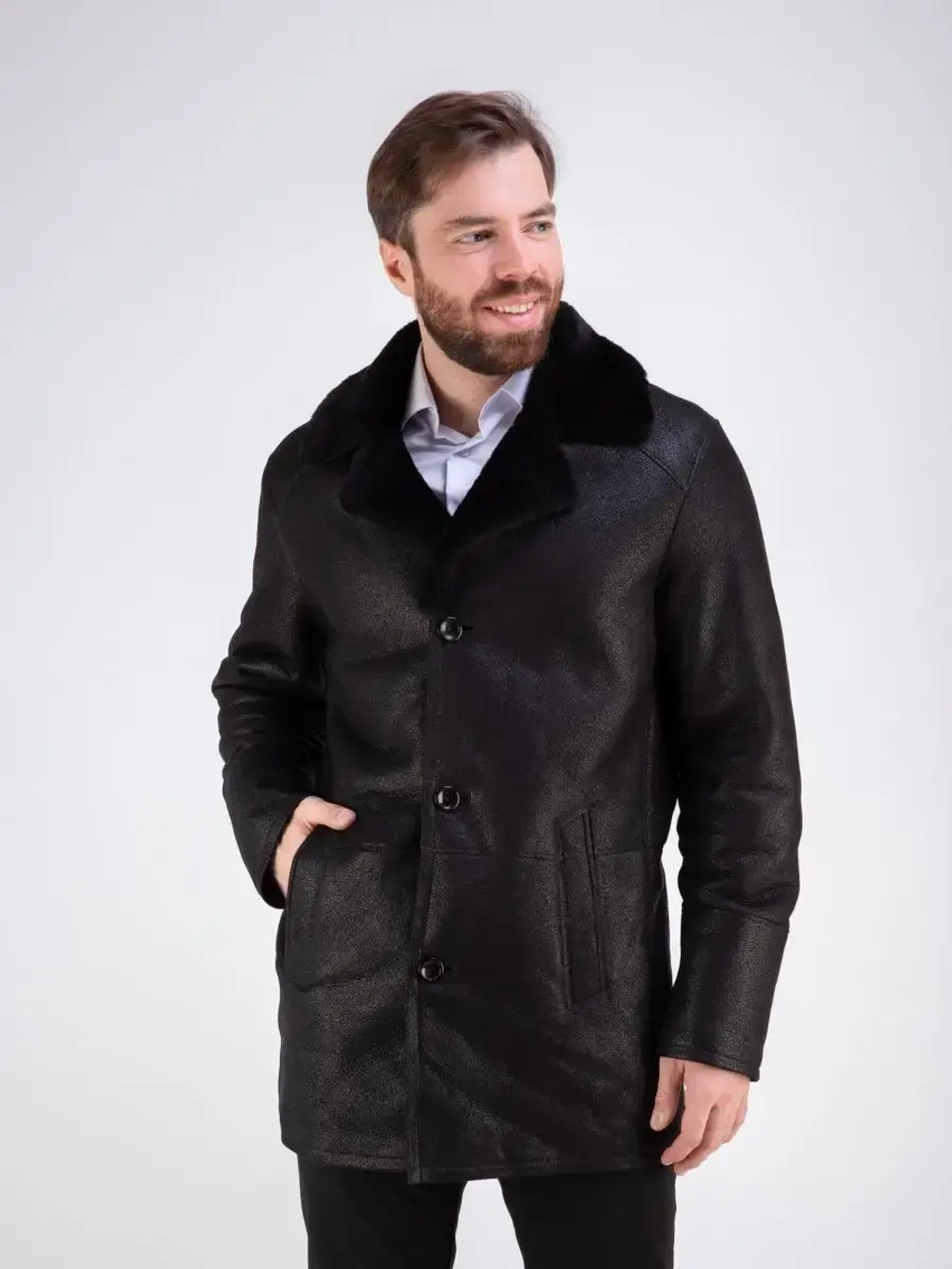 Дубленка натуральная зимняя