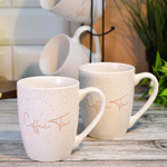 Набор кружек 4шт 350мл на подставке, 202449