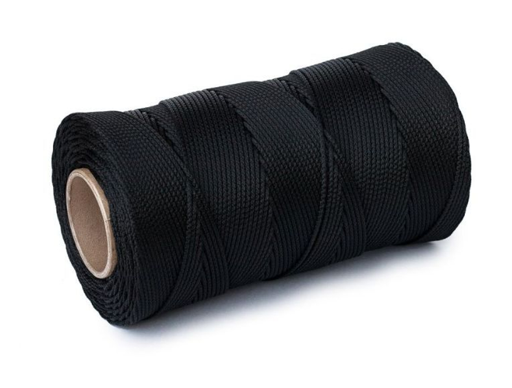 Шнур плетеный Петроканат УНИВЕРСАЛ 5,0 мм (400 м) черный, евробобина