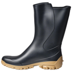 DECATHLON WELLIES 100 Waterproof And Wear resistant Slip on Rain Boots Women"s Black Brown