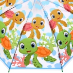 Зонт детский полуавтомат «Яркая Змейка», 8 спиц, d-80см, длина в слож. виде 65см