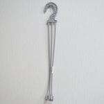 Подвес для кашпо, серый жемчуг