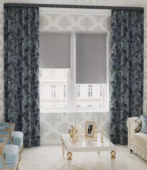 Рулонные шторы Жизель Серый