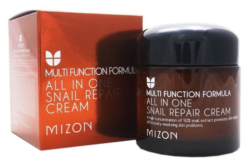 Mizon Крем восстанавливающий с экстрактом улитки - All in one snail repair cream, 75мл