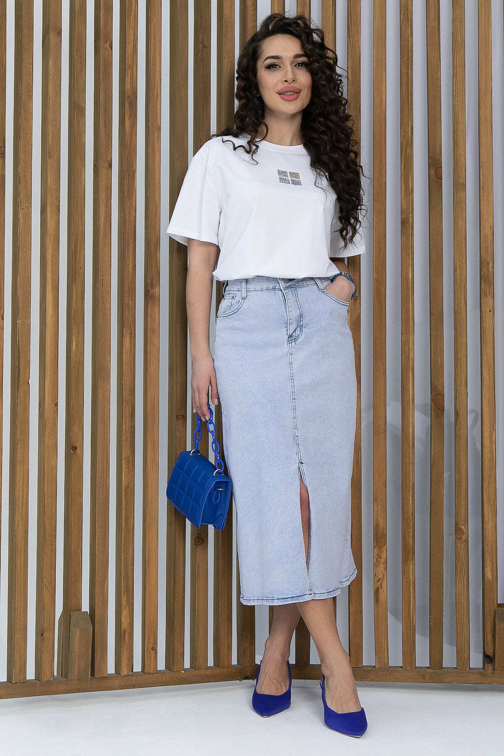 Футболка Аника (белая/коты) Б13493-20М LT Collection