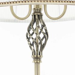 Citilux Вена CL402930 Торшер бронза с белым абажуром