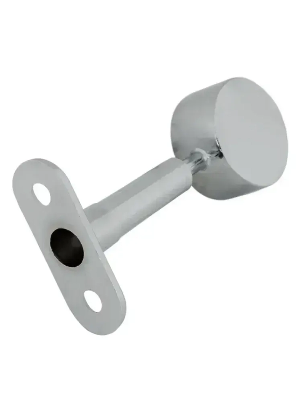 Держатель трубы d25 мм регулируемый торцевой (хром) - 1 шт