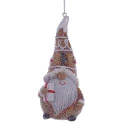 GAEM Фигурка декоративная подвесная "Гном", L4,5 W4,5 H10,5 см, 2в.