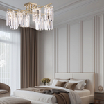 Citilux AXIS CL313283 Люстра хрустальная потолочная Бронза