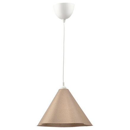 IKEA ZEBRASÄV  (ИКЕА ЗЕБРАСÄВ)  -  Подвесной светильник, коричневый/бумажный, 35 см