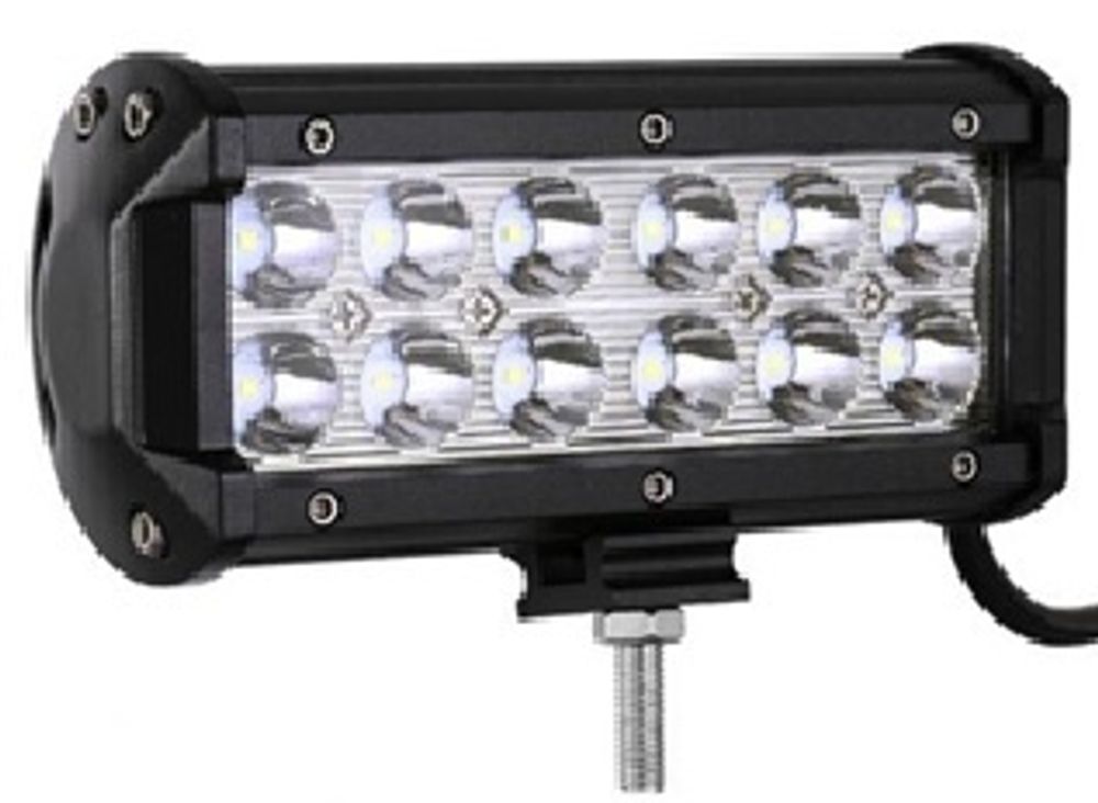 Фара светодиодная дополнительная 12 LED 36W (Балка) 10-30V 167*80*65 дальний (Nord Yada)